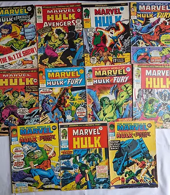 The Mighty World Of Marvel - UK Comic - 11 Issues - Marvel Comics • £6