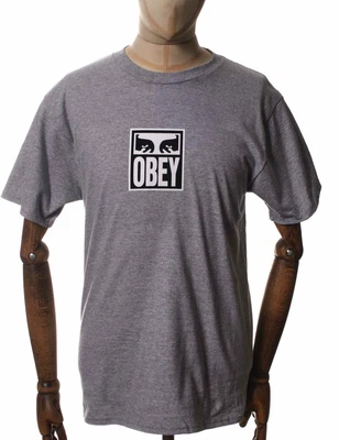 £36.50 • Buy Men's Obey Clothing Eyes Icon 3 Tee - Grey Heather