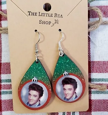 Christmas Earrings/ Elvis • $9.95