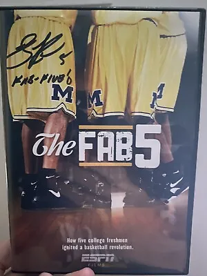 Jalen Rose Michigan Wolverines Signed / Autographed Fab Five DVD W/ Inscription • $129.99