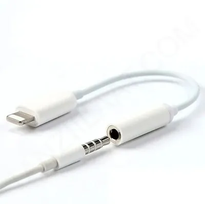 3.5mm Jack Adapter For IPhone Connector Cable Headphone Aux Plug And Play Adapte • £6