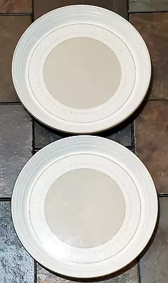 Mikasa Claridge Cera Stone Dinner Plate Set X 2 • $53.95