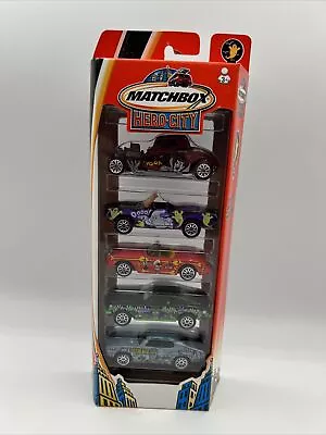 2003 Matchbox Hero City Coffret Mattel Wheels Diecast Cars 5 Pack. NIB • $15