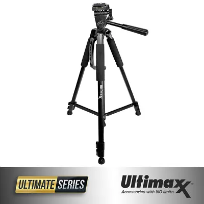 60  Inch Full Size Heavy Duty Universal Camera Video Tripod (Black) • $30.95