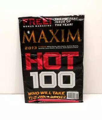 Maxim Magazine June 2013 Hot 100 Miley Cyrus Mila Kunis Selena Gomez Kate Upton • $18.99