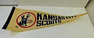 $49.99 • Buy Nhl Kansas City Scouts 1974-1975 Hockey Pennant Pennant #2 Block Letters,