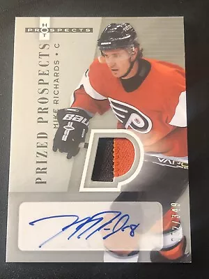 2005-06 Fleer Hot Prospects Prized /349 Mike Richards #258 Rookie Auto • $41.99