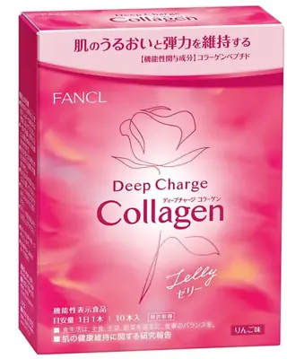 FANCL Deep Charge COLLAGEN Jelly 3000 Mg 10 Sticks For 10 Days • $33.95