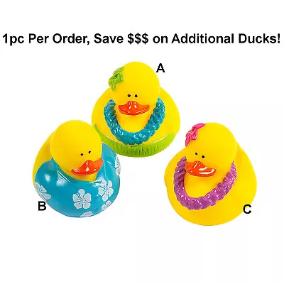 Hawaiian Luau Rubber Duckies Ducks -  Choose - Jeep Ducking - US Shipper • $8.99