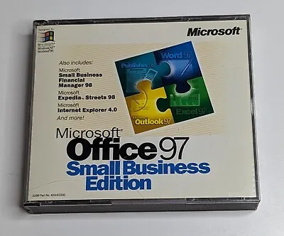 Microsoft Office 97 Small Business Edition - Vintage - TESTED WORKS • $16