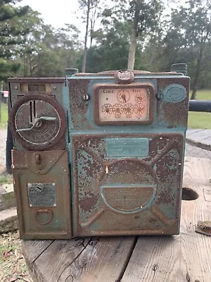 Rare Antique Vintage Gas Heater Coin Slot Operated Gas-meter Heater. • $780