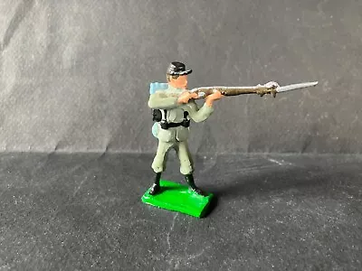 Toy Soldier Reeves 54mm Civil War Confederate Infantry Rifleman Painted Metal • $7.99