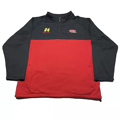 Vintage Jeff Gordon 1/4 Zip Sweater Men’s XL NASCAR Pullover 90s DuPont Racing • $24.99