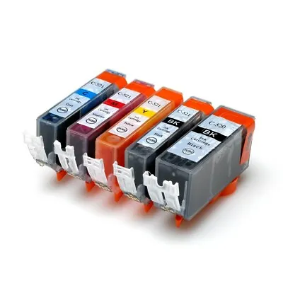 £6.79 • Buy Ink Cartridges For Canon IP4700 MP540 MP550 MP560 MP620 MP630 MP640 520/521 5x