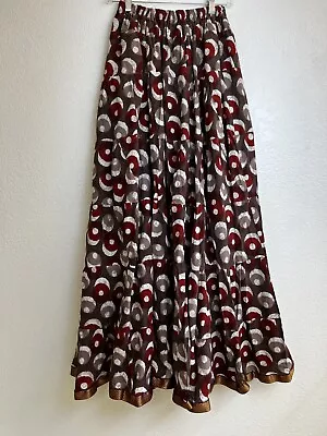 Long Maxi Skirt Cottage Core Bohemian Hippy Vintage Boho Gypsy Size Small • £23.08