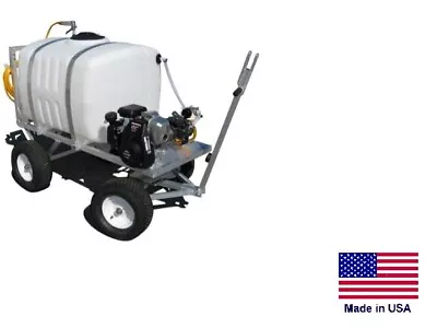 SPRAYER Commercial - 4 Wheel Trailer Mounted - 100 Gallon Tank - 6 GPM - 290 PSI • $4512.10