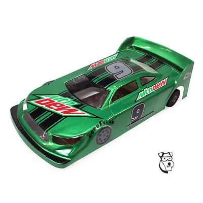 1/24 Slot Car Champion Turbo Flex Mustang RTR - 50K RPM Motor #312B Mountain Dew • $93.99