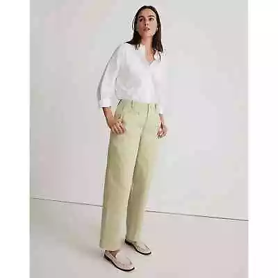 Madewell Size 4 Relaxed Chino Pants In Pale Lichen • $44.99