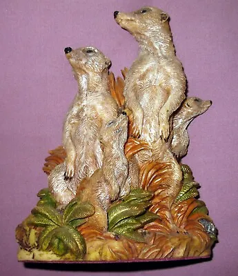 £25 • Buy Paka Meerkats From The Earth Figurine Ann Richmond Limited Edition.