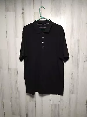 Oakley Men's Size XL Black Short Sleeve Golf Polo Shirt • $11.99