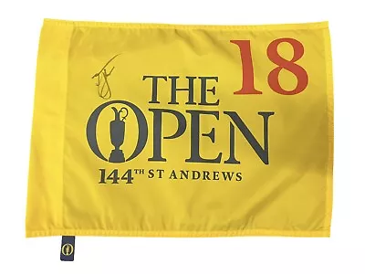 Zach Johnson Hand Signed The Open St Andrews 2015 Flag • $284.73