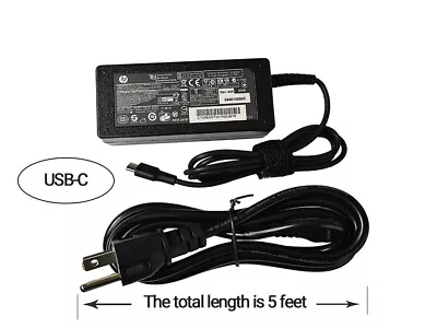 $22.35 • Buy HP Chromebook X360 11 G1 G2 EE 935444-001 843319-002 USB-C Charger AC Adapter