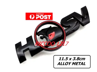 HSV Alloy Badge For Holden Commodore Clubsport GTS R8 SS VS Red Gloss Black • $23.95