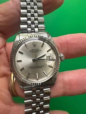 Rolex DateJust 1601 Stainless Steel Case With Jubilee Bracelet Unisex Watch • $5650