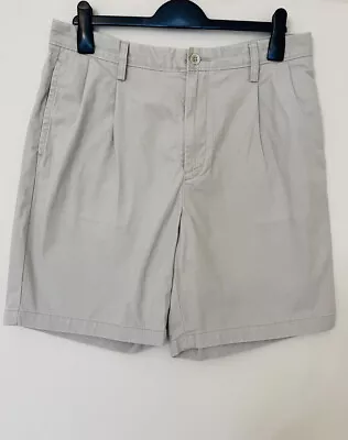 Mens NAUTICA Size W34 Chino Deck Shorts Summer Sailing Outdoor Preppy • £18