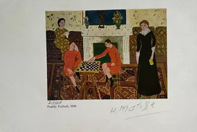 Henri Matisse Original Hand-signed Lithograph With COA & Appraisal Of $3500( • $199
