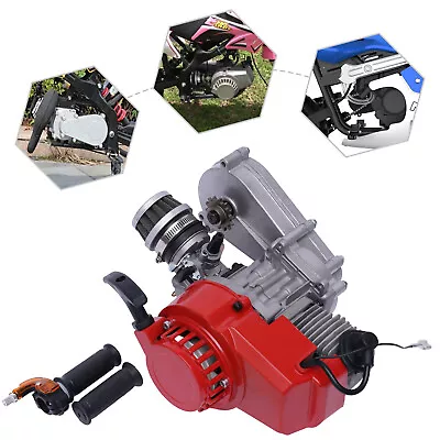 2 Stroke 47cc 49cc 50cc Racing Engine Kit Motor Mini Pocket Dirt Bike Quad ATV • $71.25