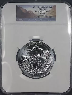 2011 ATB 25C 5oz Glacier National Park NGC MS-69 Early Release • $249