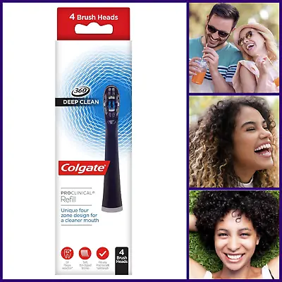 Colgate 360 Deep Clean Proclinical Refill Toothbrush Heads Soft Bristle Heads  • £24.64