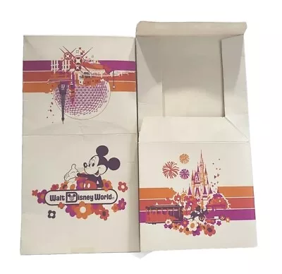 Walt Disney World Gift Box Vintage 1986 Lot Of 2 Boxes MGM Magic Kingdom EPCOT • $35