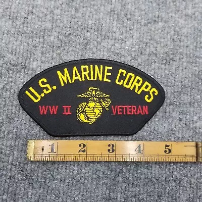 US Marine Corps WWII Veteran Patch For Hat WW2 USMC • $6