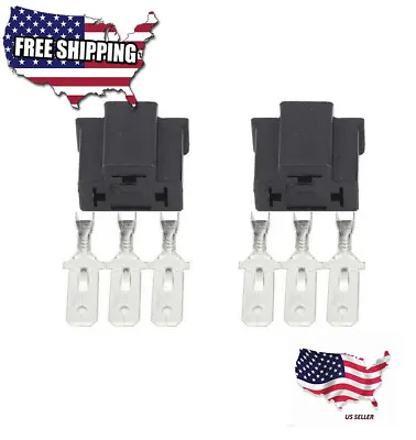 $8.90 • Buy NeW Pair HID H4 HB2 9003 Plug Socket H4 Male Connector Adaptors Harness W/pins