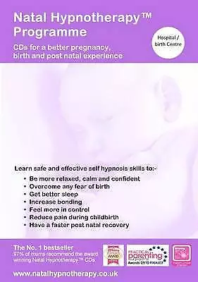 Natal Hypnotherapy Programme (for Hospital Or Birth Centre): A Self Hypnosis CDs • £10
