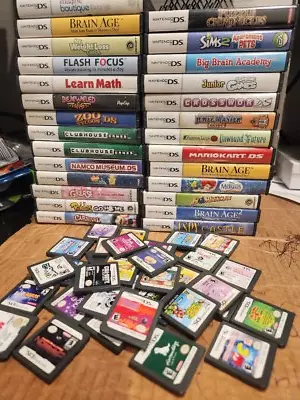 Lot Of Nintendo DS Games Pick & Choose  Cartridge ONLY and Games With Case • $5.99