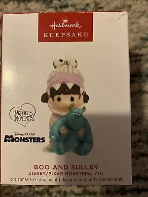 Hallmark 2023 Ornament - Boo And Sulley Pixar Precious Moments NEW / PERFECT BOX • $25