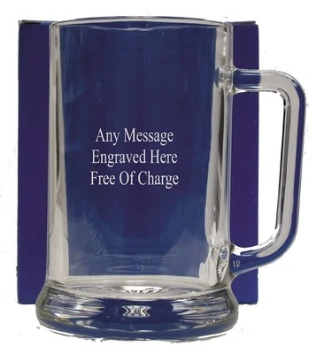 £7.99 • Buy Personalised Pint Glass Tankard 18th 21st 30th 50th 60th Birthday Free Gift Box