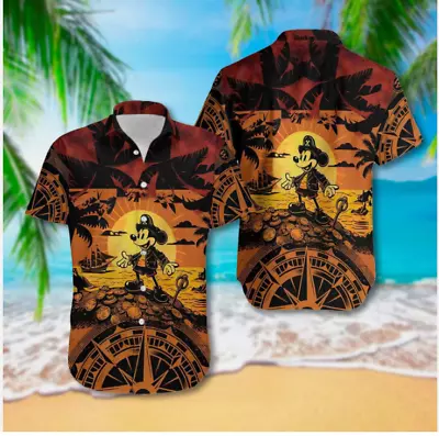 Mickey Mouse Pirate Sailing Aloha Summer Beach 3D HAWAII SHIRT HALLOWEEN GIFT • $16.99