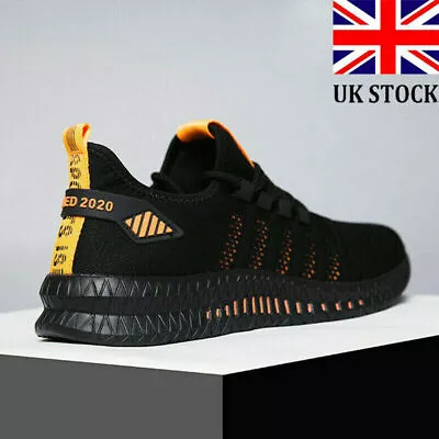 £21.99 • Buy Mens Running Trainers Black Sneakers Sports Casual Lace Up Walking Shoes UK Size