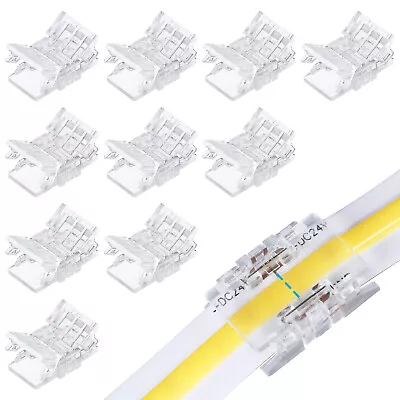 10-Pack 2 Pin 8mm LED Strip Light Connectors UL Listed • $9.99