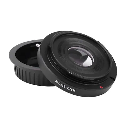 MD-EOS Lens Mount Glass Adapter For Minolta MD MC Lens To For Canon EOS EF • $20.76