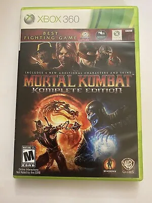 $34.95 • Buy Mortal Kombat Complete Edition (Xbox 360, 2012) Complete W/ Manual Clean Disc