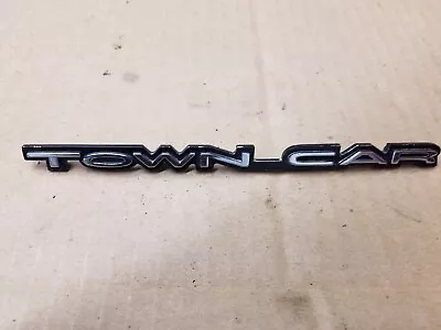 Lincoln OEM 1998-2002 Town Car Chrome 6.5  Emblem Badge Logo Name F8VB16B114-DA • $10.99