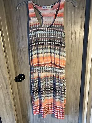 Veronicam Women’s Maxi Dress Style Multi Color Geometric Knit Size X Small • $14.99