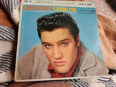 Elvis Presley Paramount Pictures LOVING YOU - EPA 2-1515 45 *PICTURE SLEEVE ONLY • $14.99