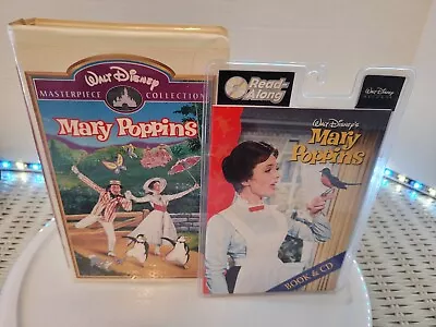 NIB Sealed Mary Poppins CD Sing Along Lot With *Bonus* VHS 1997 Special Edition • $29.25