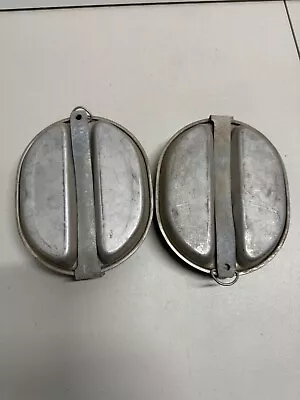 Vintage Military Mess Kit Lot Of 2 Sold As Is • $24.99